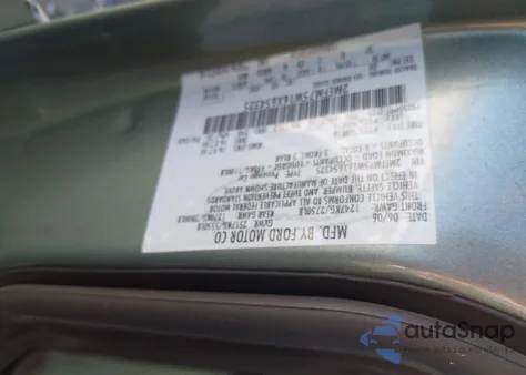 2006 Mercury Grand Marquis Ls from USA, damaged, VIN 2MEFM75W16X654325